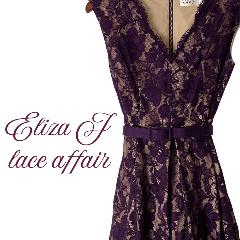 Eliza J lovely Lace Dress